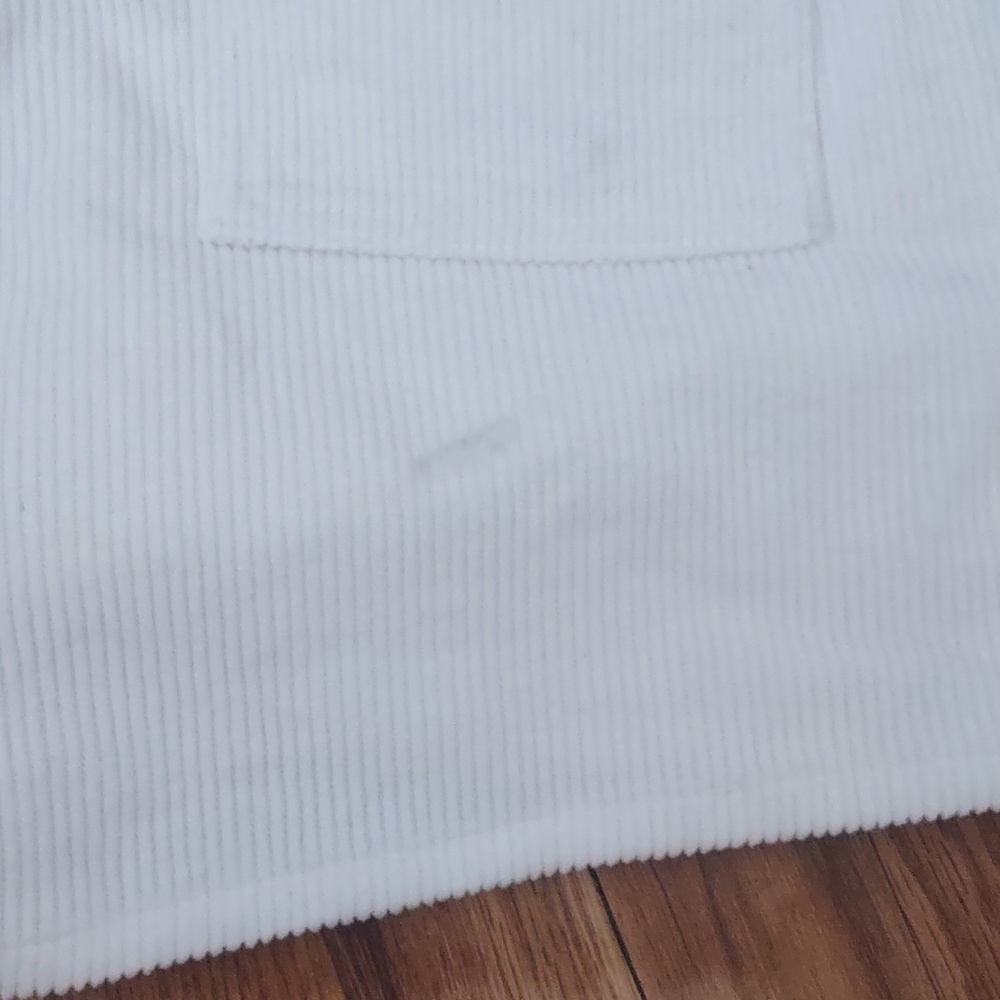 Hammies High-Rise Off-White Corduroy Women's Shorts Size 32 - Picture 7 of 8